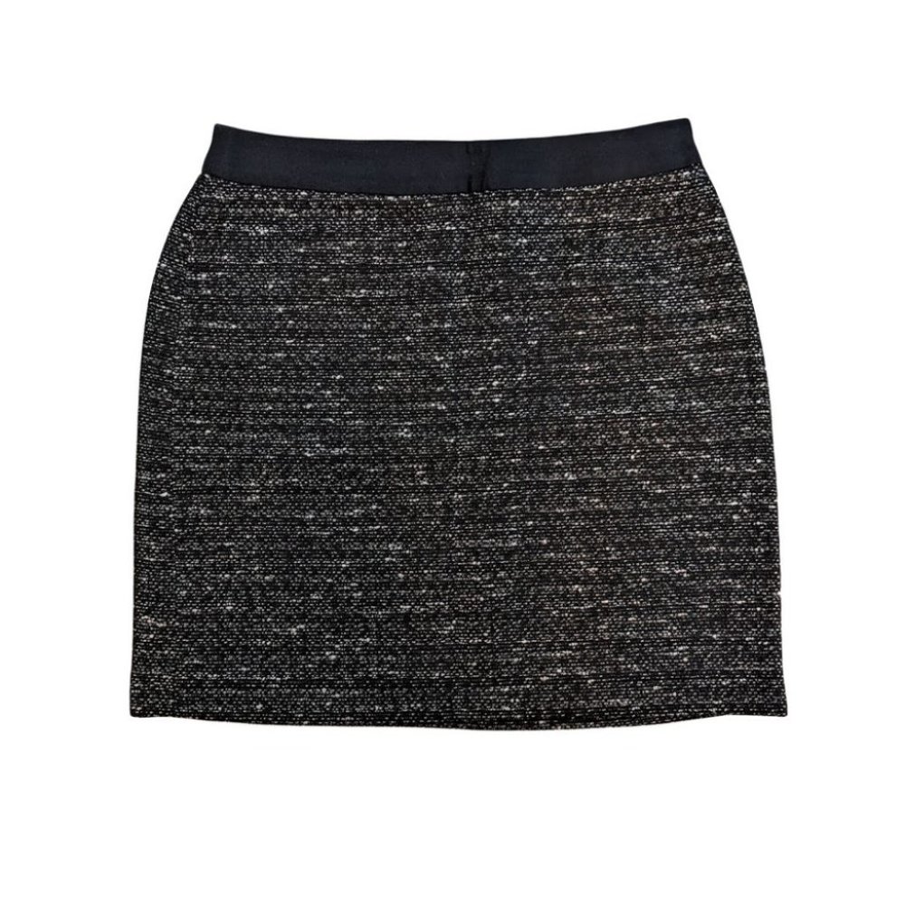 Mini Skirt Black Elastic Lined Size 2 Banana Republic